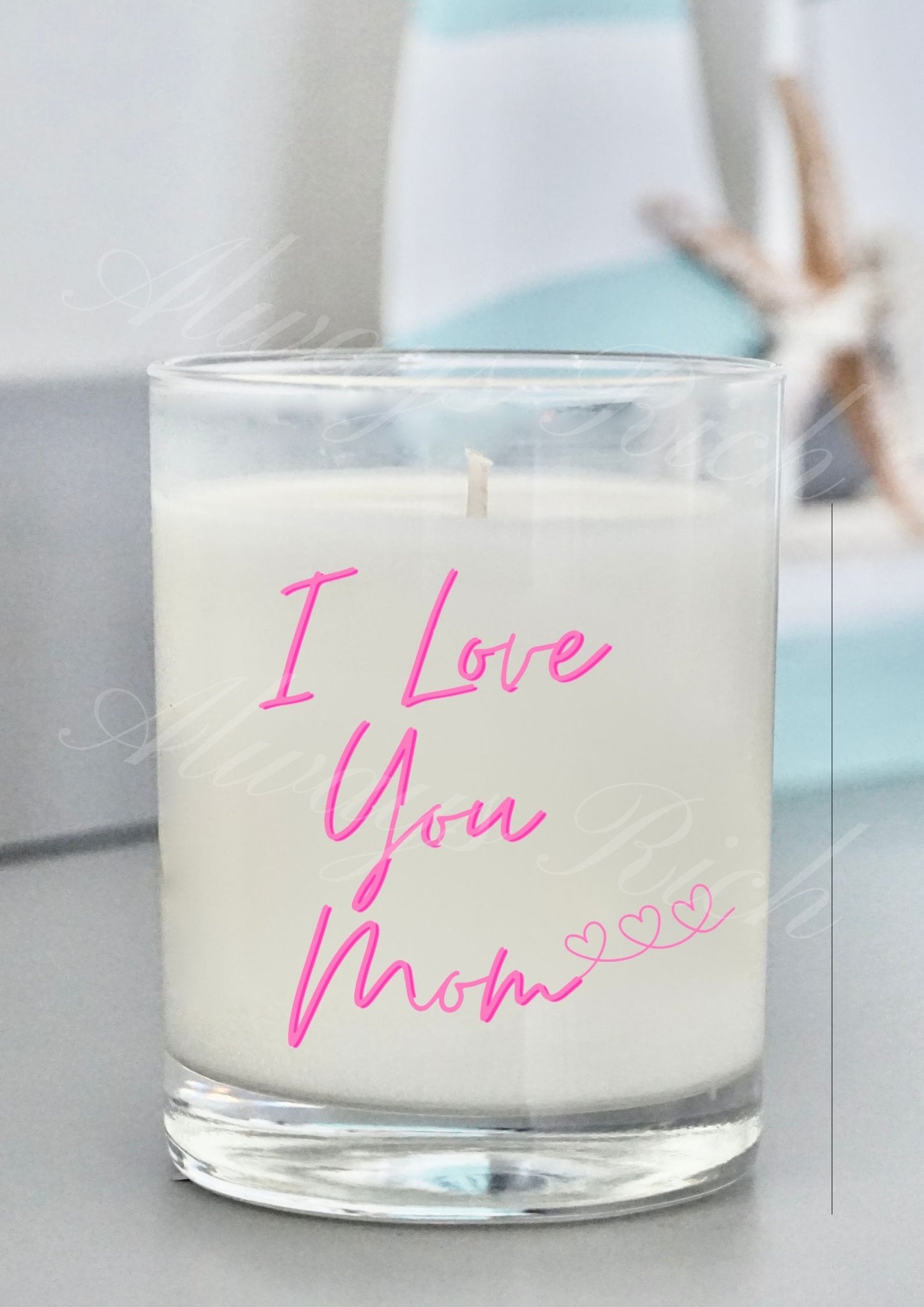 I Love You Mom Scented Candle