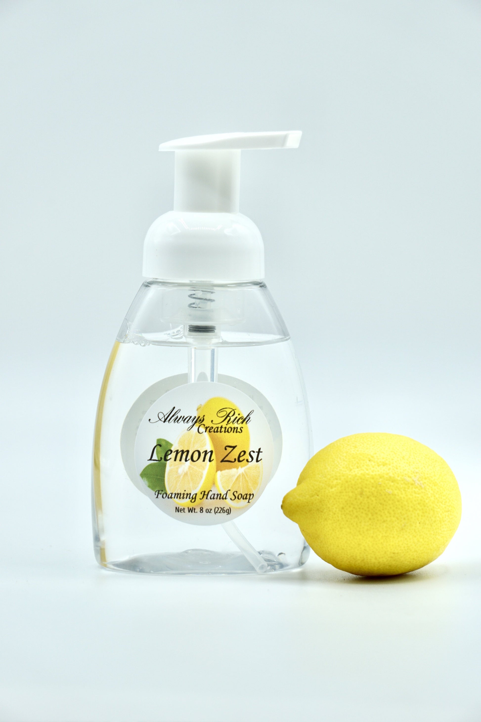 Lemon Zest Foaming Hand Soap - Always Rich Creations