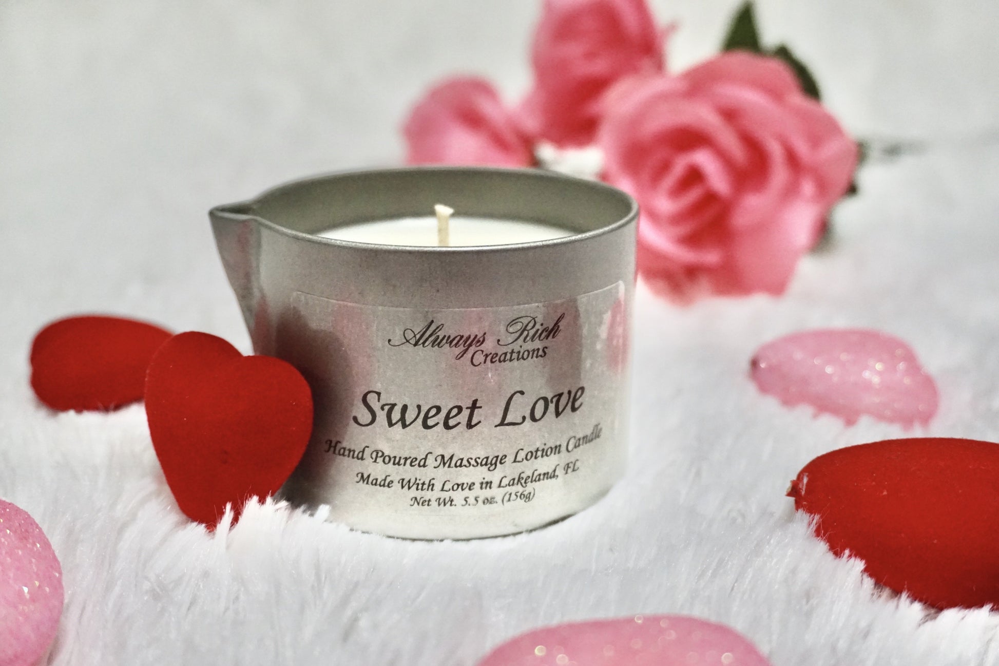 Sweet Love Massage Candle - Always Rich Creations