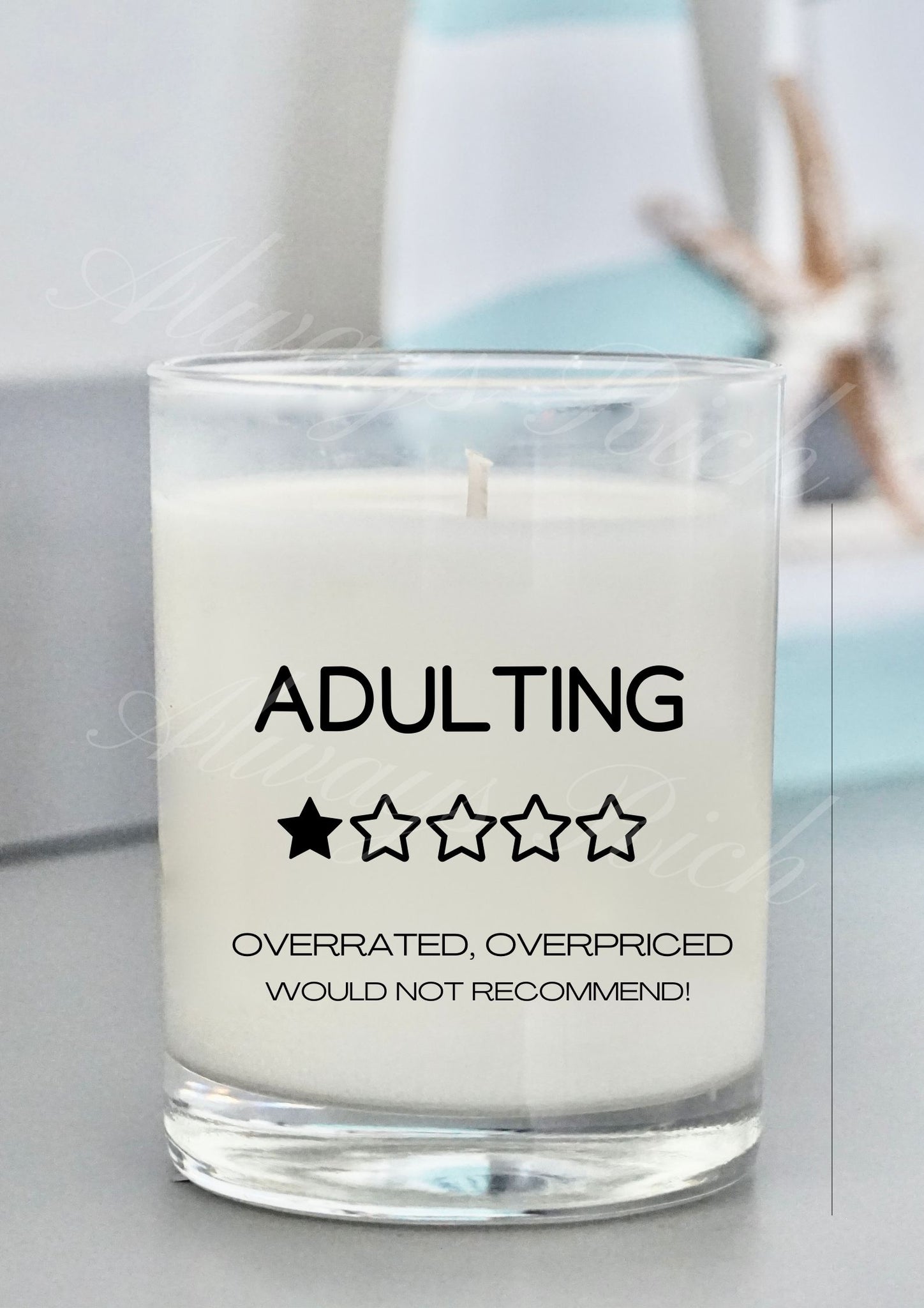 Adulting... Scented Candle