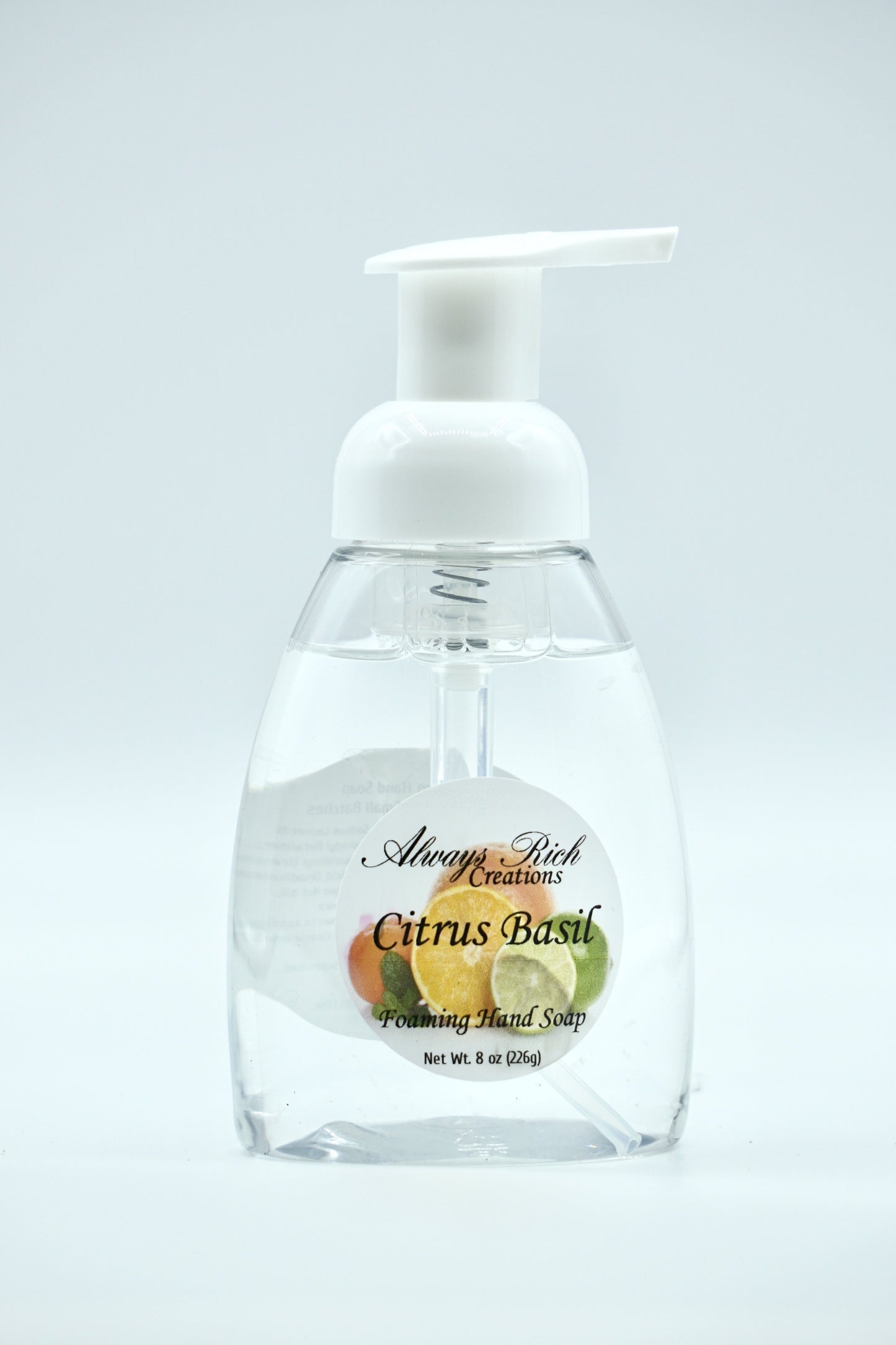 Citrus Basil Foaming Hand Soap - Always Rich Creations