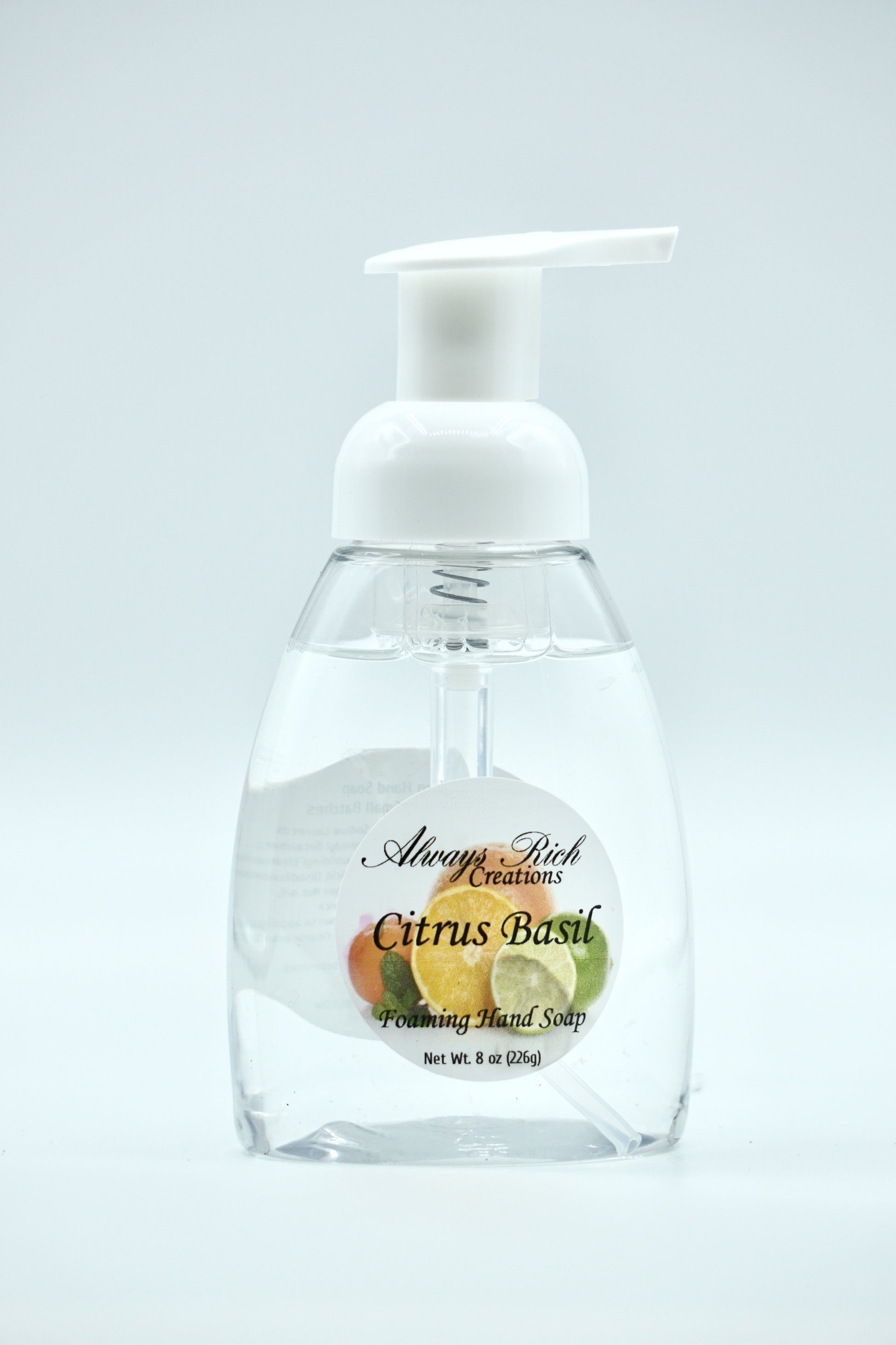 Citrus Basil Foaming Hand Soap - Always Rich Creations